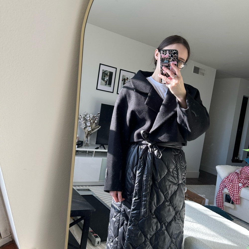 Boohoo Black Trench Coat - Picture 8 of 8